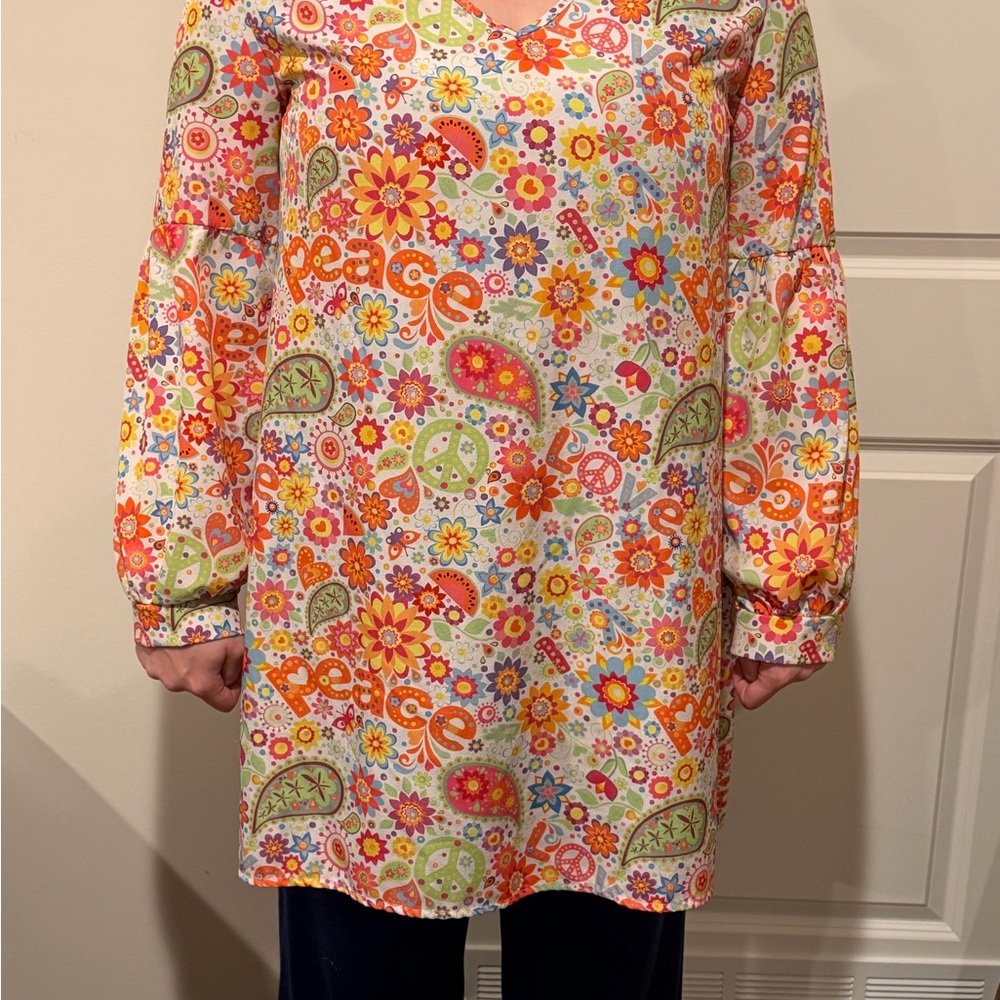 Floral Paisley Spring HIPPIE BOHO DRESS SIZE 2x